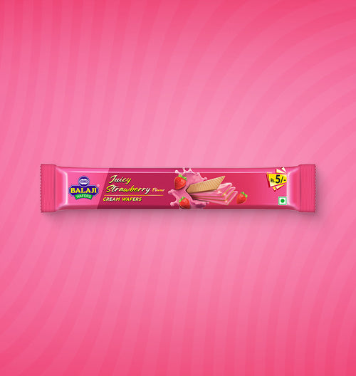 Cream Wafers - Juicy Strawberry