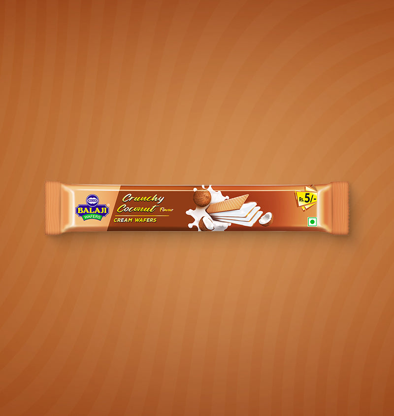 Cream Wafers - Crunchy Coconut