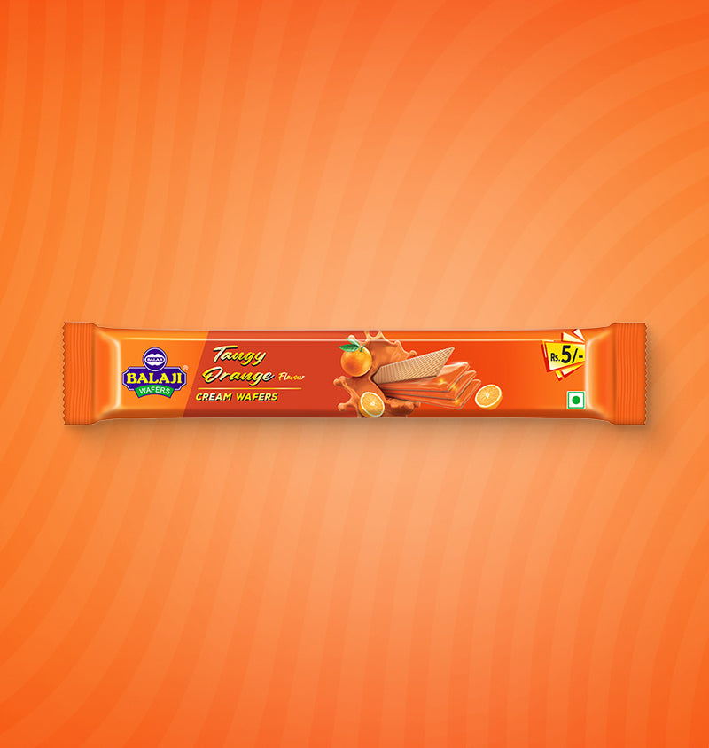 Cream Wafers - Tangy Orange