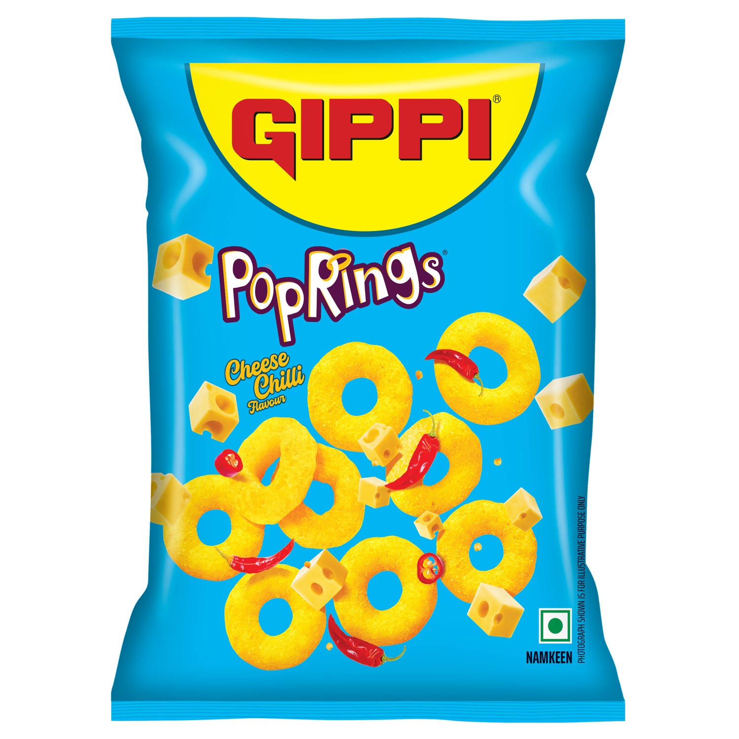 Gippi PopRings - Cheese Chilli