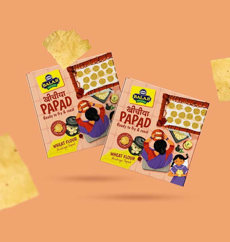 Khichiya Papad - Wheat Flour