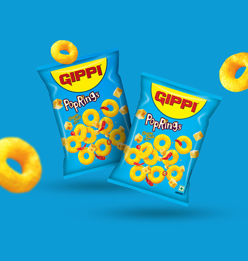 Gippi PopRings - Cheese Chilli