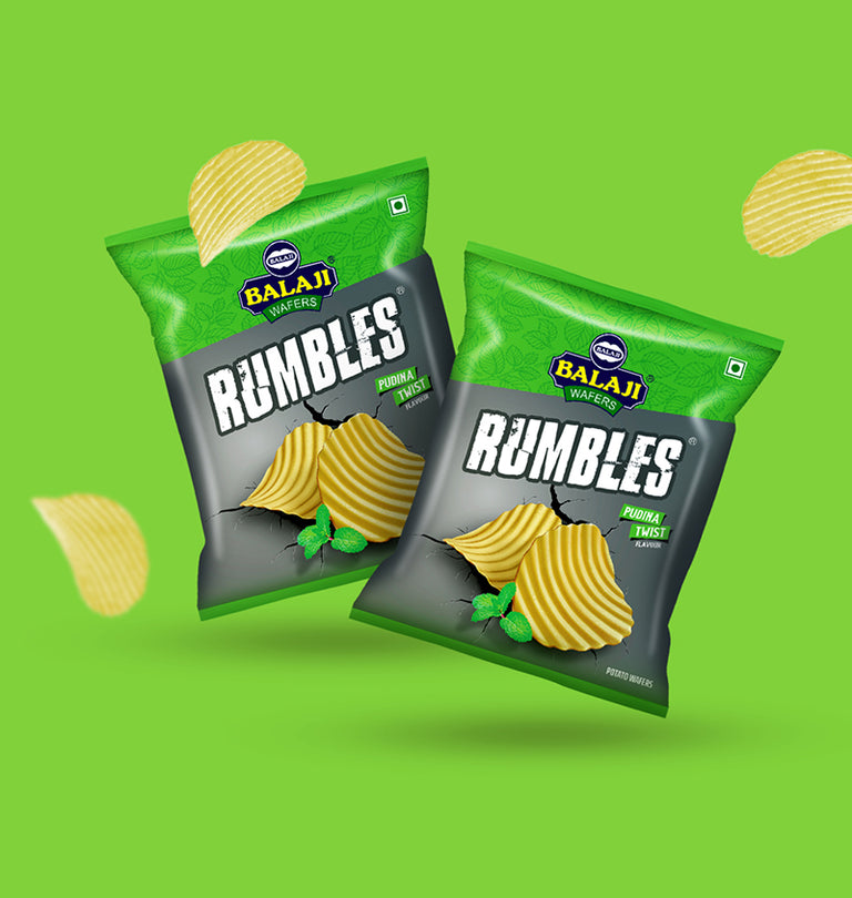 Ms Rumbles Rumbles - Pudina Twist – Balaji Wafers